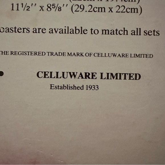 Vintage pimpernel melamine placemats, set of 5 - Picture 11 of 11